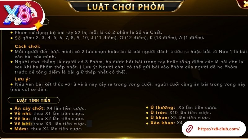 Chiến thuật ăn cây chốt phỏm X8 Club hiệu quả nhất Chiến thuật ăn cây chốt phỏm X8 Club hiệu quả nhất