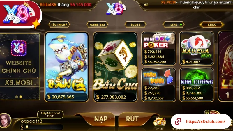 Chuyên mục game đổi thưởng hấp dẫn khác tại X8 Game Chuyên mục game đổi thưởng hấp dẫn khác tại X8 Game