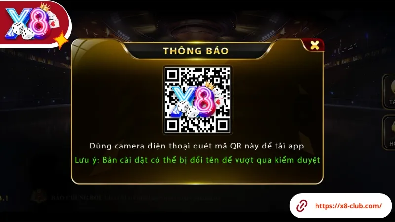 Link tải X8 Club bản web và app cho smartphone Link tải X8 Club bản web và app cho smartphone