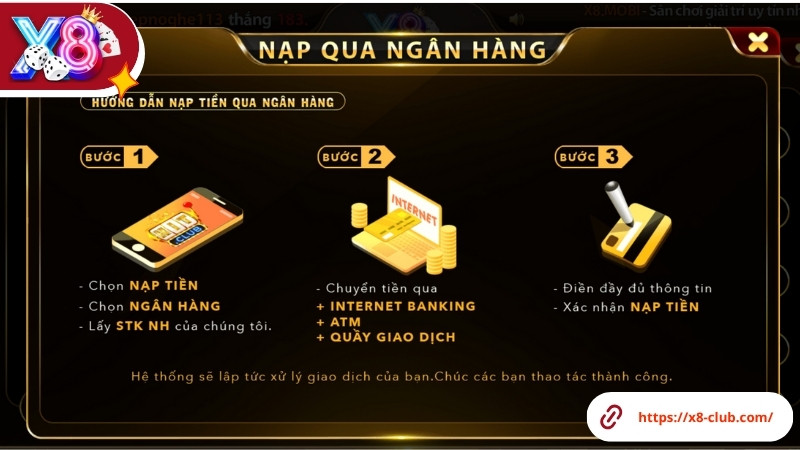 Cần lưu ý những gì để nạp tiền X8 Club thành công? Cần lưu ý những gì để nạp tiền X8 Club thành công?